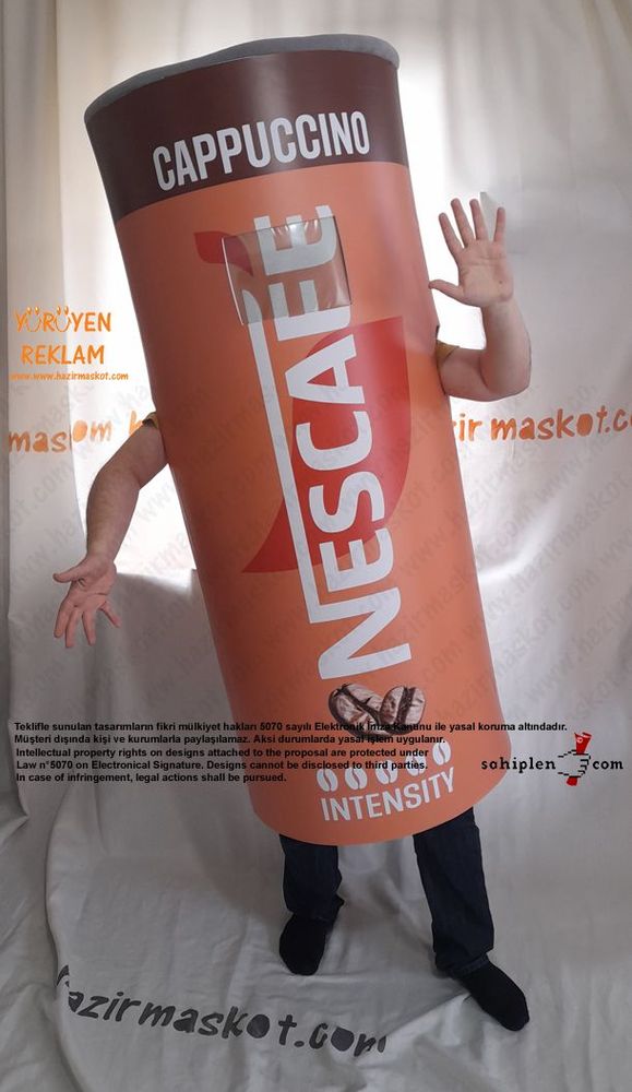 Nescafe Express Maskot Kostümü maskot kostümü
