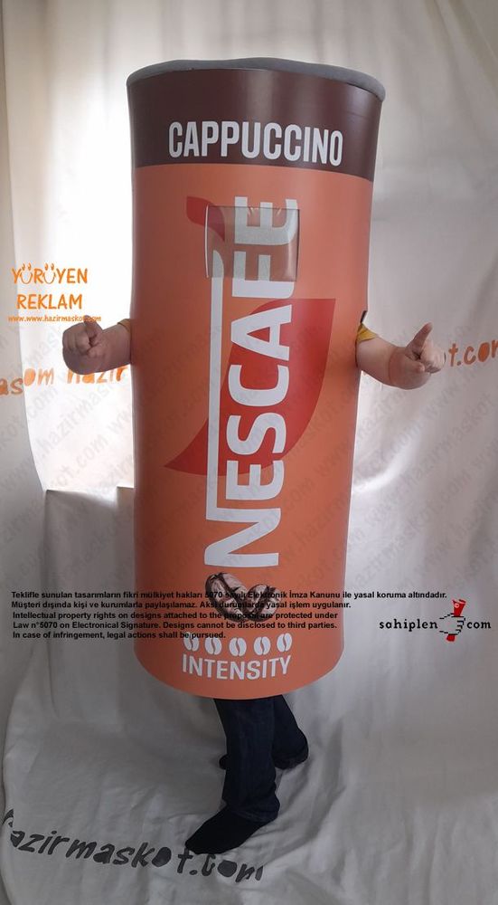 Nescafe Express Maskot Kostümü maskot kostümü