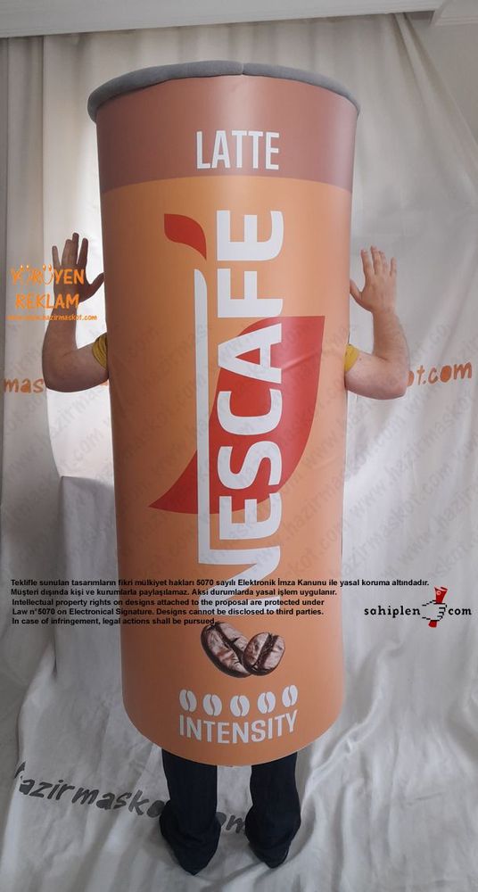 Nescafe Express Maskot Kostümü maskot kostümü