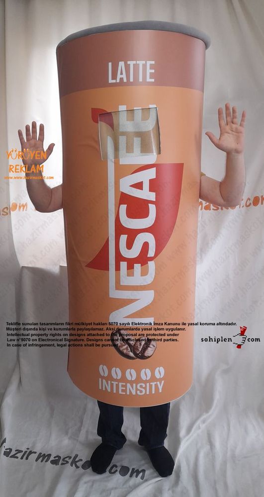 Nescafe Express Maskot Kostümü maskot kostümü