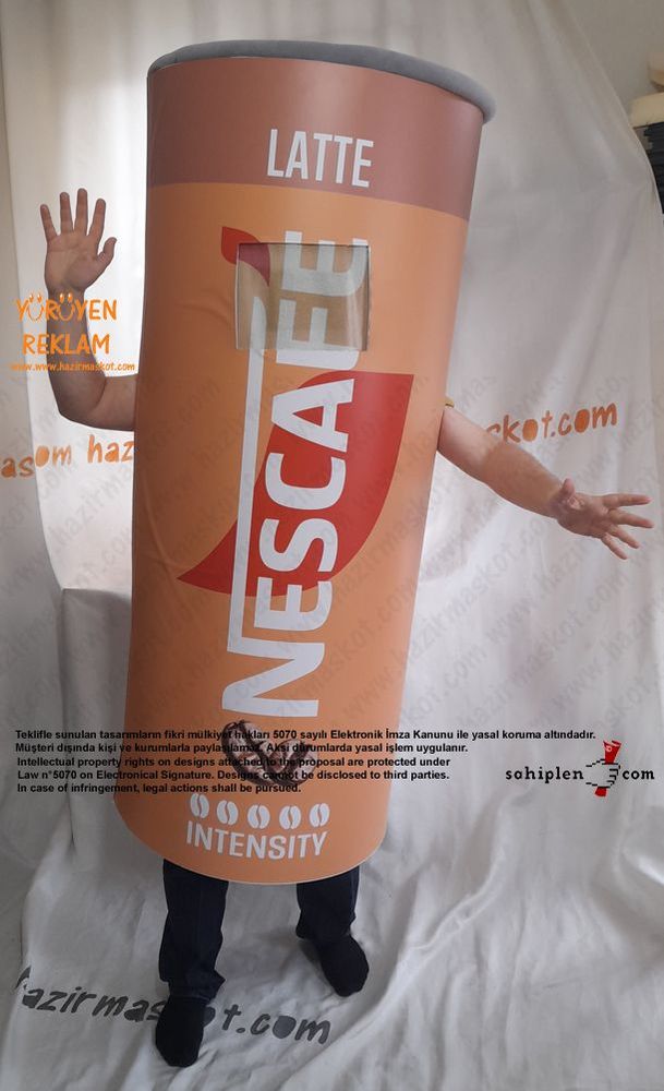 Nescafe Express Maskot Kostümü maskot kostümü
