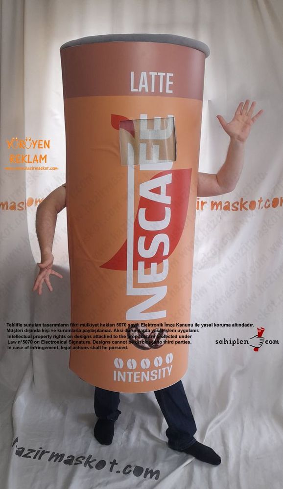 Nescafe Express Maskot Kostümü maskot kostümü