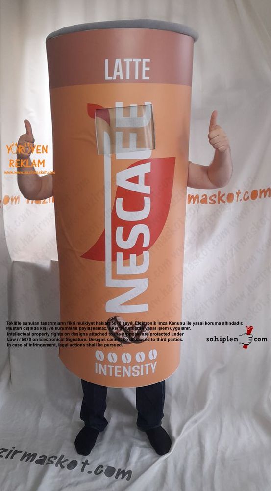 Nescafe Express Maskot Kostümü maskot kostümü