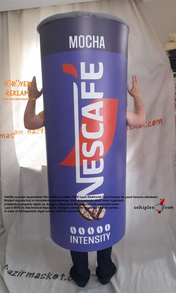 Nescafe Express Maskot Kostümü maskot kostümü