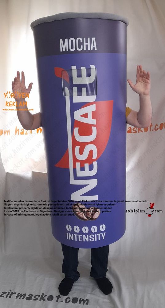 Nescafe Express Maskot Kostümü maskot kostümü