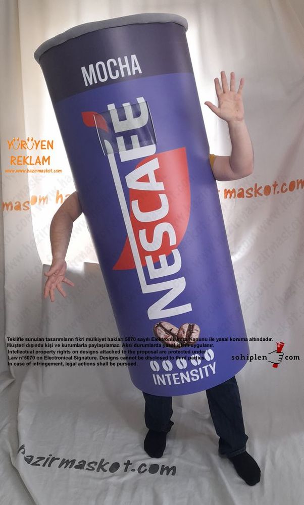 Nescafe Express Maskot Kostümü maskot kostümü