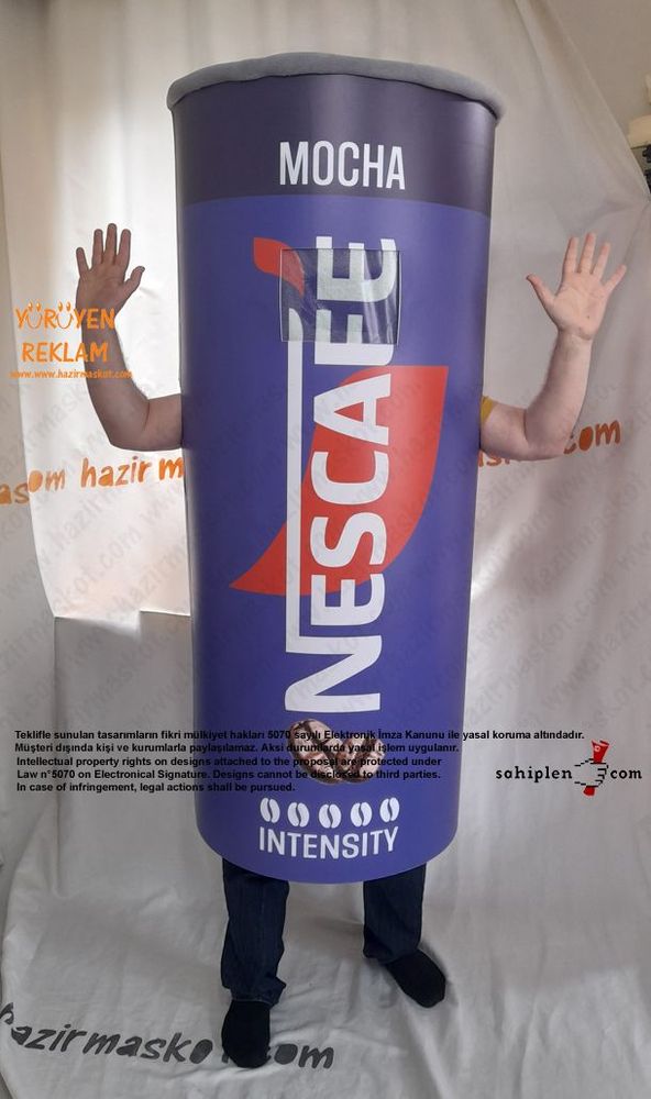 Nescafe Express Maskot Kostümü maskot kostümü