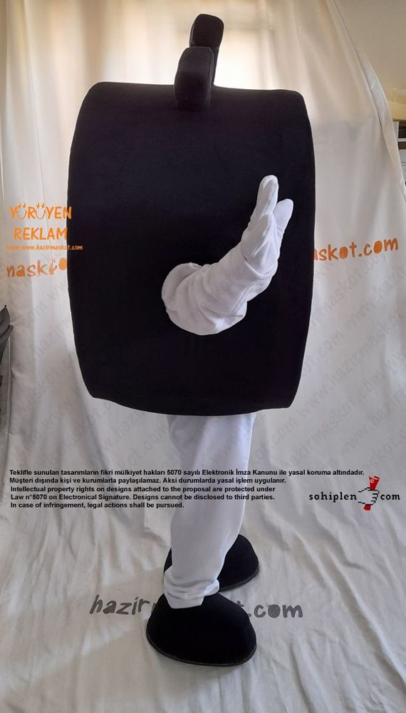 Saat Maskot / Clock Mascot Costume / Timekey Glazing maskot kostümü