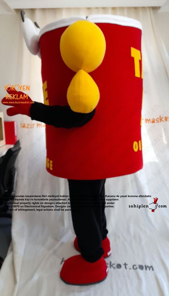 Take 5 Oil Change Mascot Costume / Teneke Bidon maskot kostümü