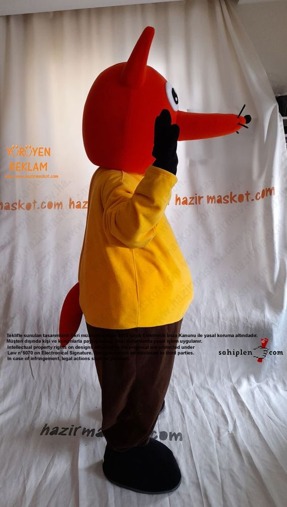 Tilki Maskot Kostümü / Fox Mascot Costume maskot kostümü