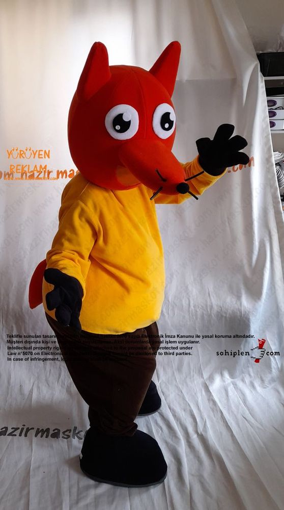 Tilki Maskot Kostümü / Fox Mascot Costume maskot kostümü