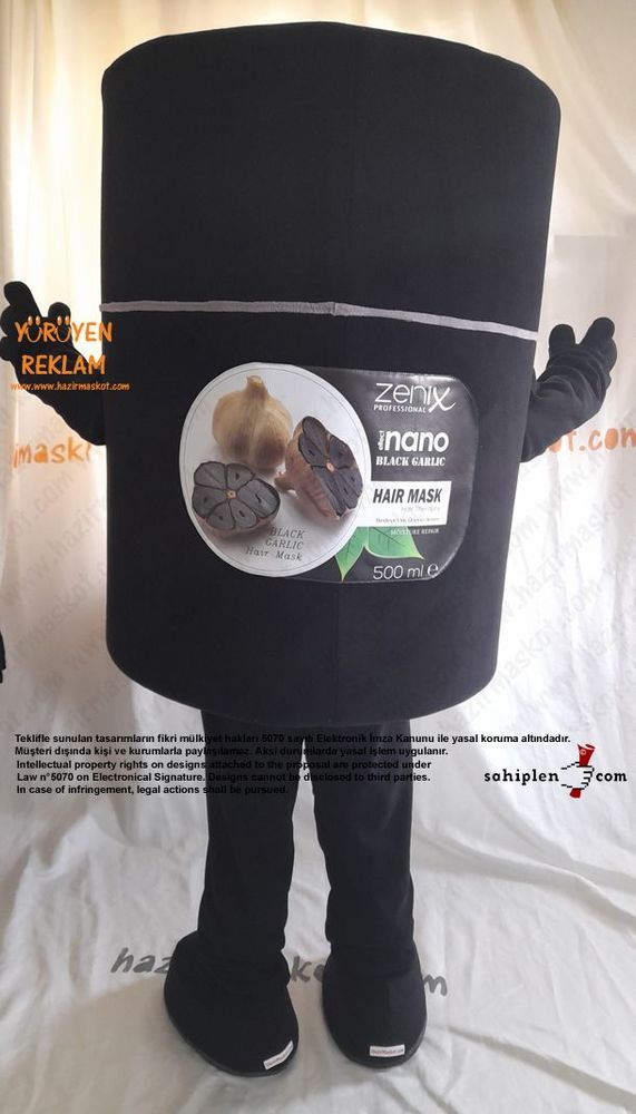 Zenix Saç Maskesi maskot kostümü