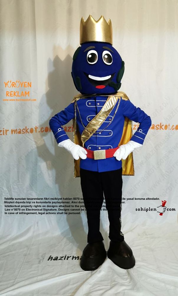 Abloom Prens Maskot / abloom.no / Norveç maskot kostümü