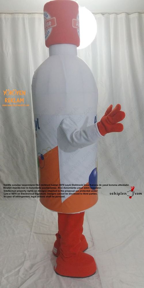 Altivty Vitamin Şişe Maskotu / Viva maskot kostümü