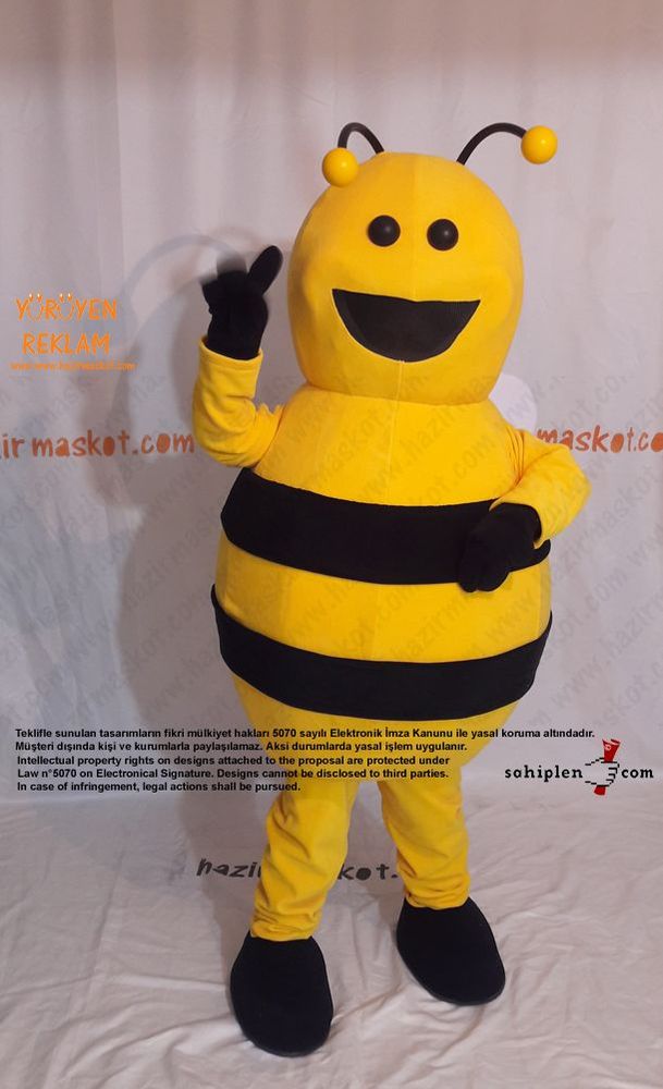 Arı Maskot Kostümü / Bee Mascot Costume maskot kostümü