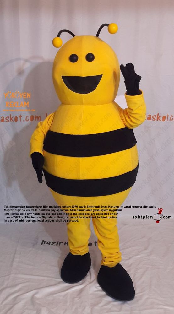 Arı Maskot Kostümü / Bee Mascot Costume maskot kostümü