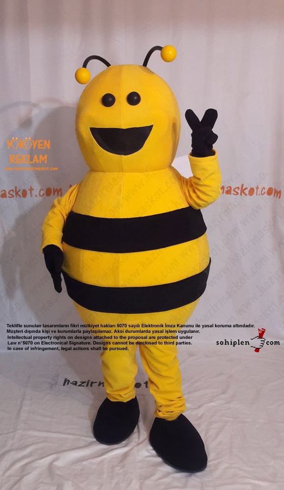 Arı Maskot Kostümü / Bee Mascot Costume maskot kostümü