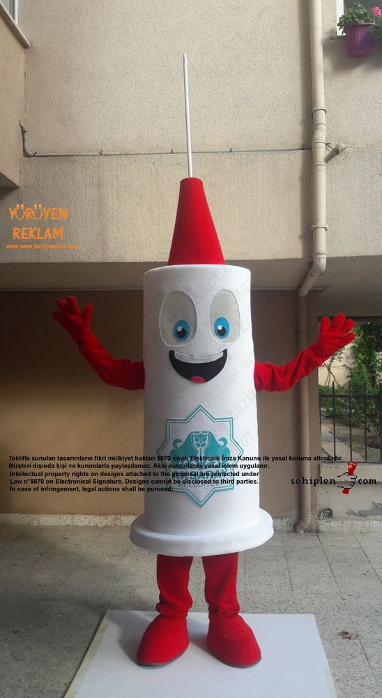 Aşı Maskot Kostümü / Aksaray Belediyesi maskot kostümü