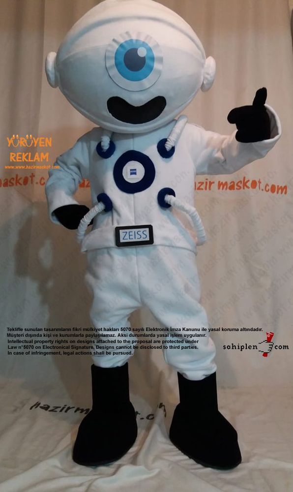 Astronot Maskot Kostümü / ZEISS maskot kostümü