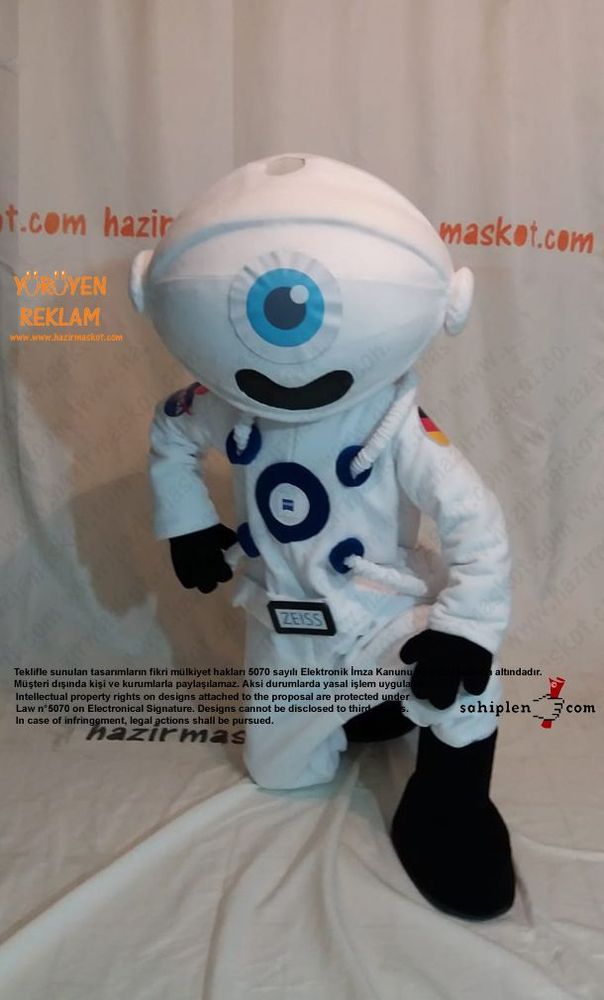 Astronot Maskot Kostümü / ZEISS maskot kostümü