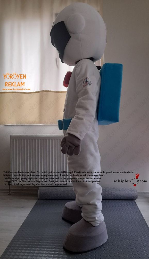 Astronot Maskot Kostümü / TeknoFest maskot kostümü