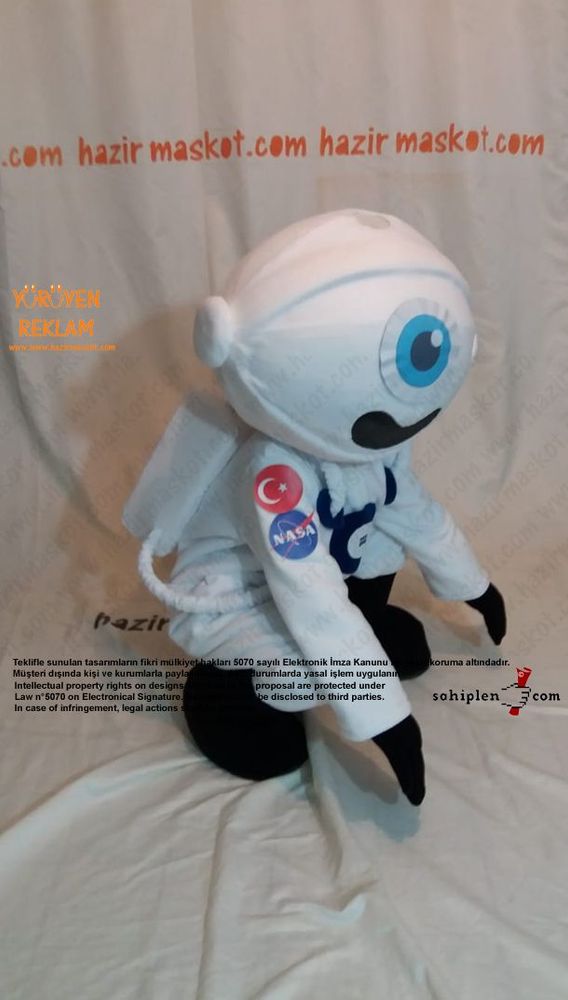 Astronot Maskot Kostümü / ZEISS maskot kostümü