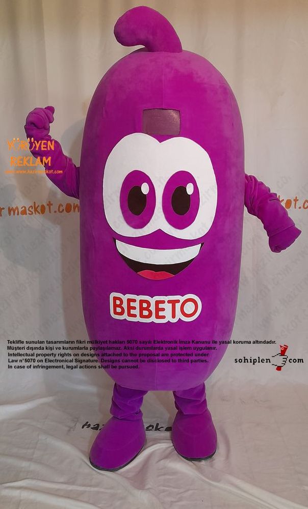 Bebeto Şeker Maskot Kostümü / Kervan Gıda maskot kostümü