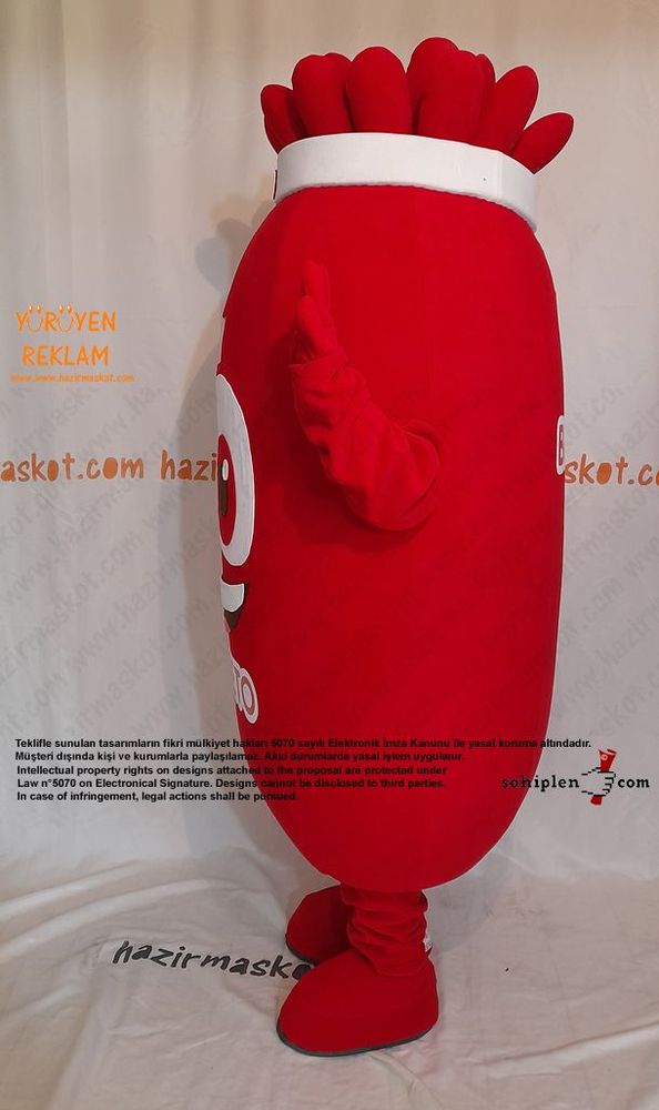 Bebeto Şeker Maskot Kostümü / Kervan Gıda maskot kostümü