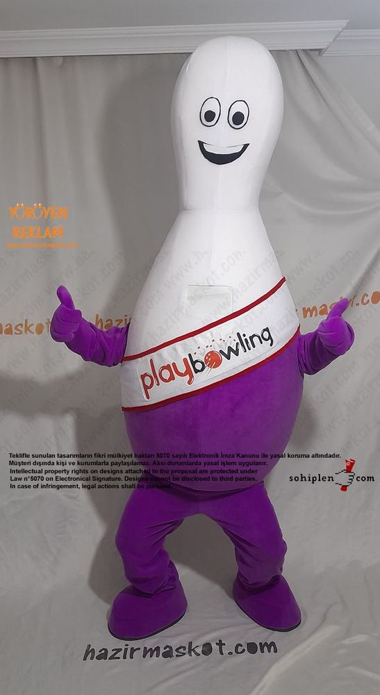 Lobut Maskot Kostümü / PlayBowling maskot kostümü