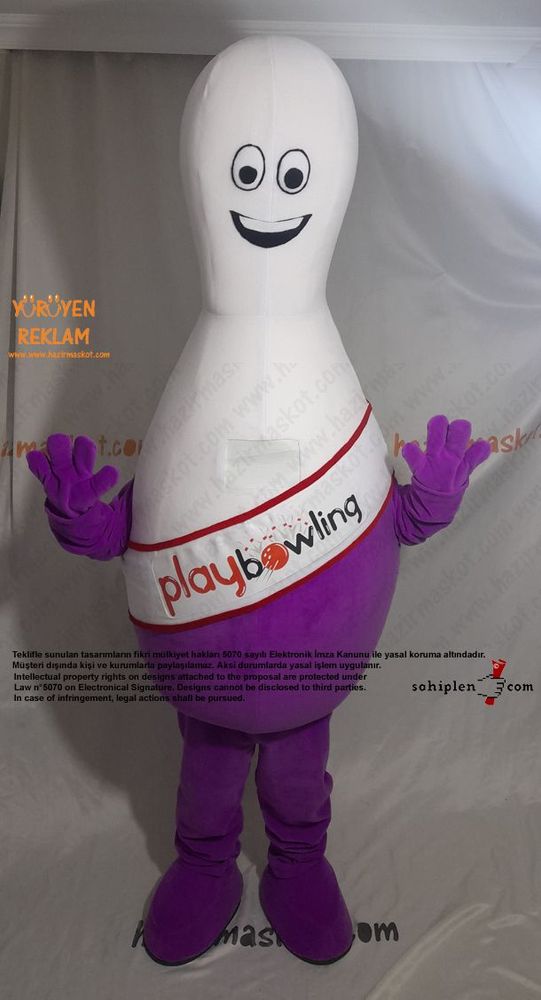 Lobut Maskot Kostümü / PlayBowling maskot kostümü