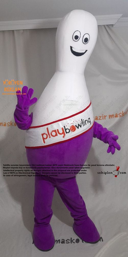 Lobut Maskot Kostümü / PlayBowling maskot kostümü