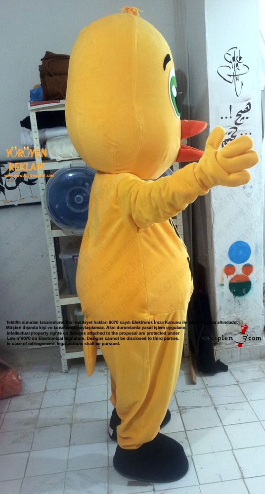 Civciv Maskotu / Kale maskot kostümü