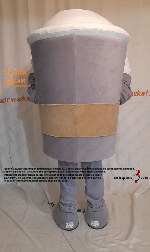Kahve Bardağı Maskot kostümü / Coffee Mug Mascot Costume maskot kostümü
