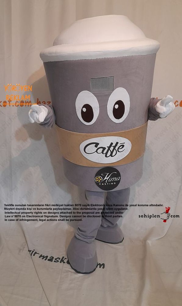 Kahve Bardağı Maskot kostümü / Coffee Mug Mascot Costume maskot kostümü