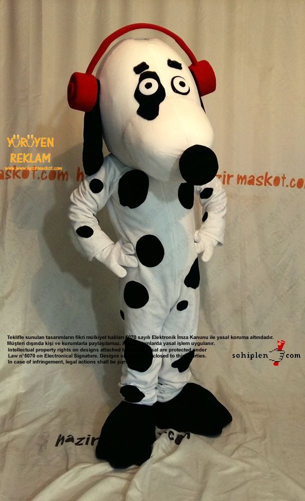 Dalmaçyalı Köpek Maskot Kostümü / EskiModa Çocuk maskot kostümü