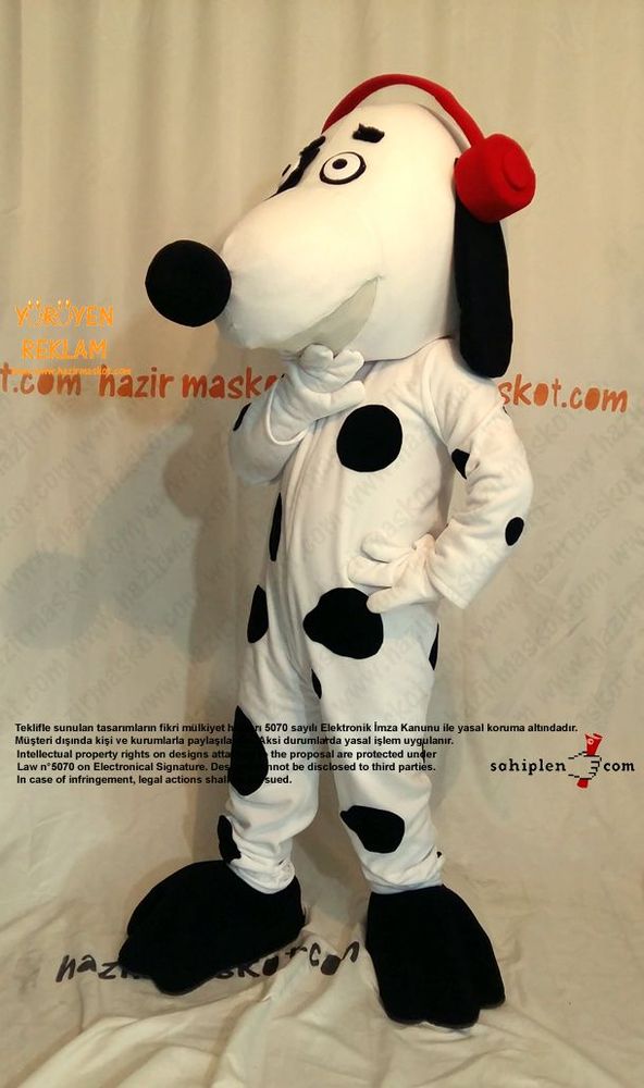 Dalmaçyalı Köpek Maskot Kostümü / EskiModa Çocuk maskot kostümü