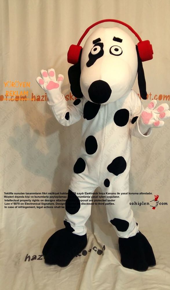 Dalmaçyalı Köpek Maskot Kostümü / EskiModa Çocuk maskot kostümü