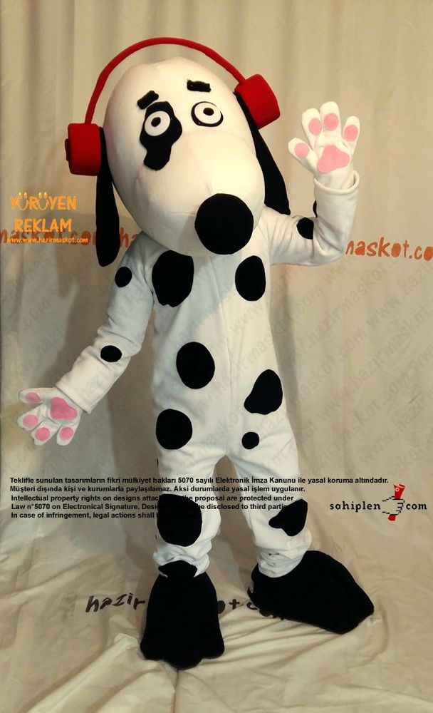 Dalmaçyalı Köpek Maskot Kostümü / EskiModa Çocuk maskot kostümü