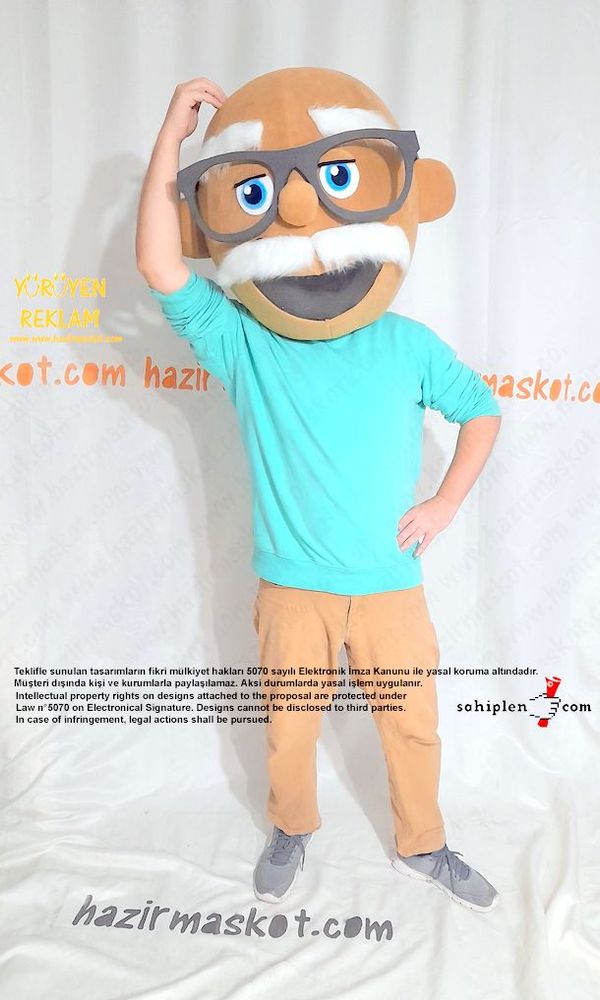 Dede Maskot kostümü maskot kostümü