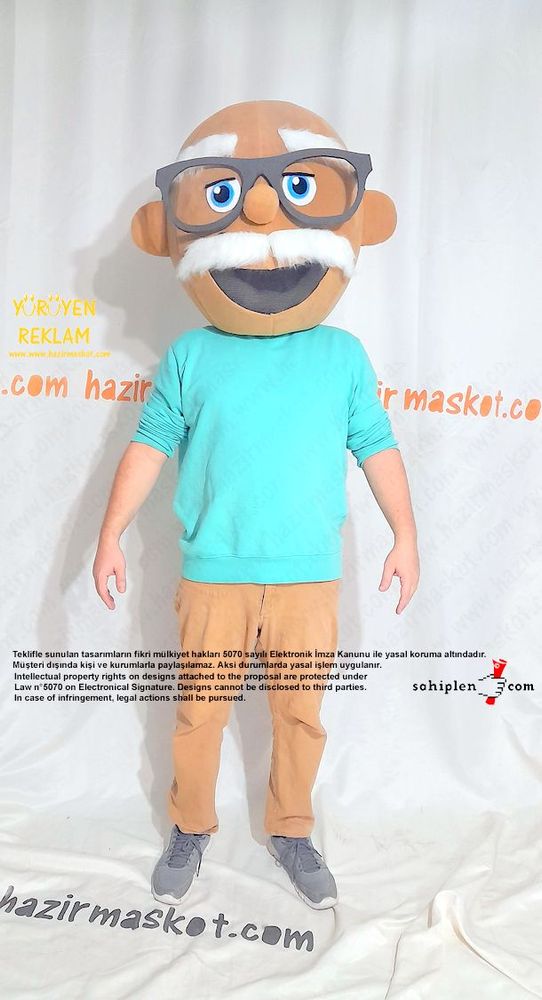 Dede Maskot kostümü maskot kostümü