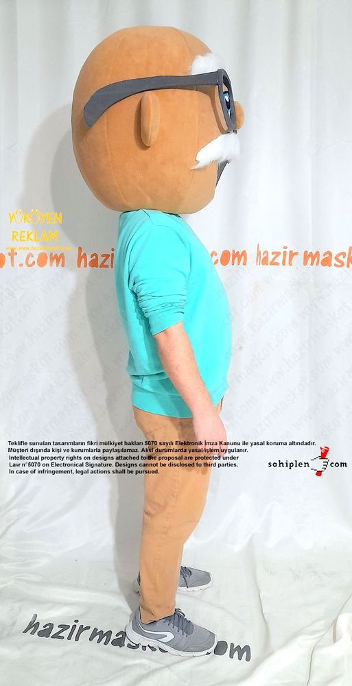 Dede Maskot kostümü maskot kostümü