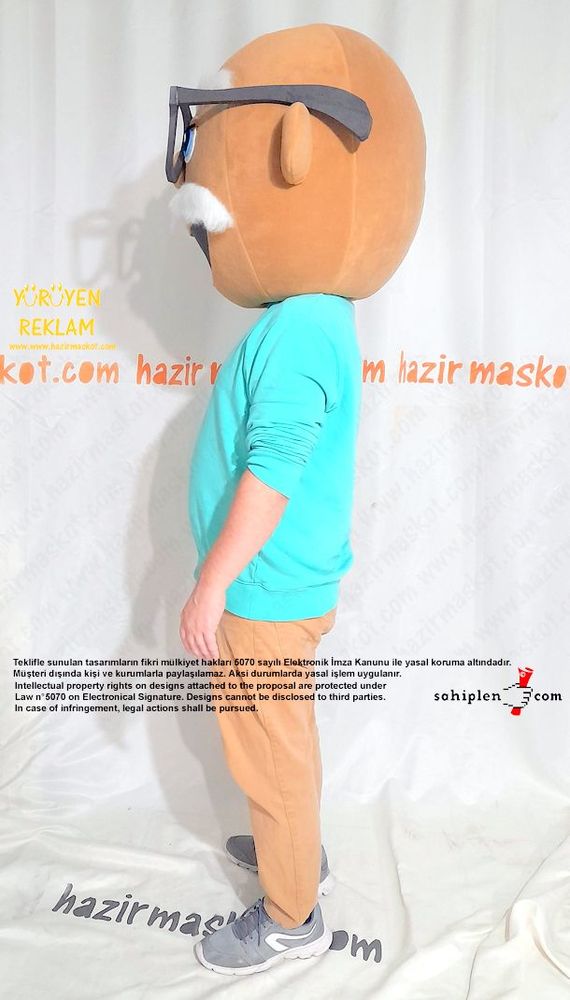 Dede Maskot kostümü maskot kostümü