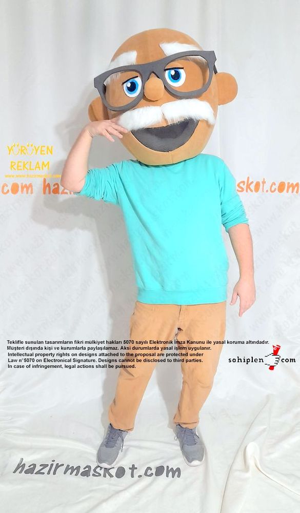 Dede Maskot kostümü maskot kostümü