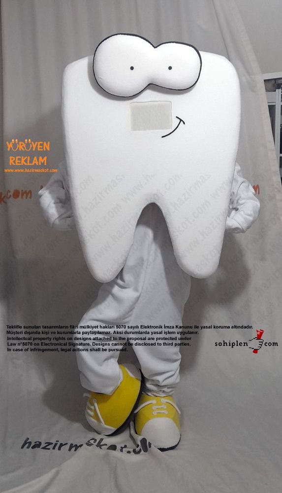 Diş Maskot Kostümü / Informationszentrum Zahn- und Mundgesundheit maskot kostümü