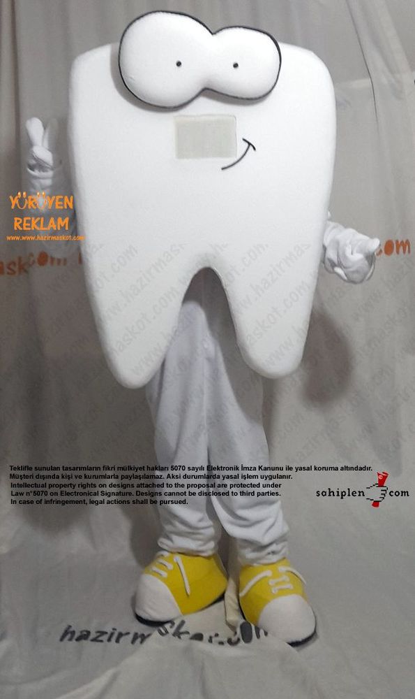 Diş Maskot Kostümü / Informationszentrum Zahn- und Mundgesundheit maskot kostümü