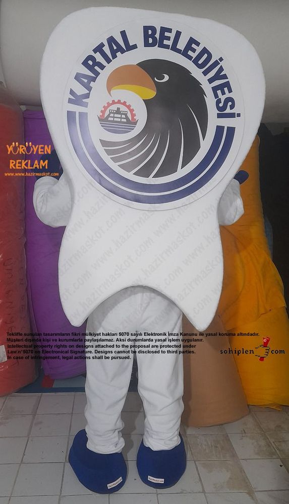 Diş Maskotu / Kartal Belediyesi / Erkek maskot kostümü