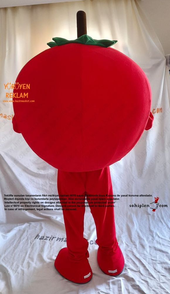 Domates Maskot Kostümü / Pazarama maskot kostümü