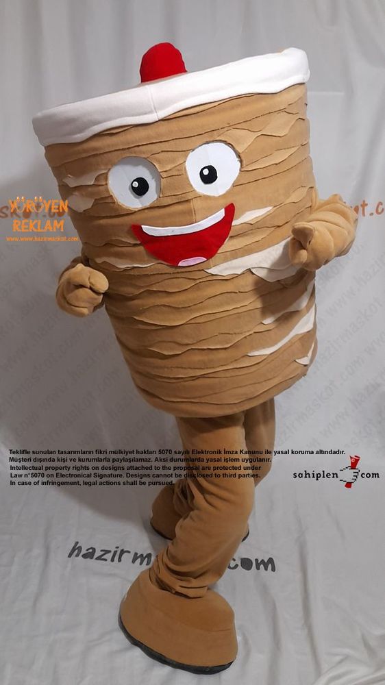 Döner Maskot Kostümü / Kanada Ontario Miss Doner maskot kostümü