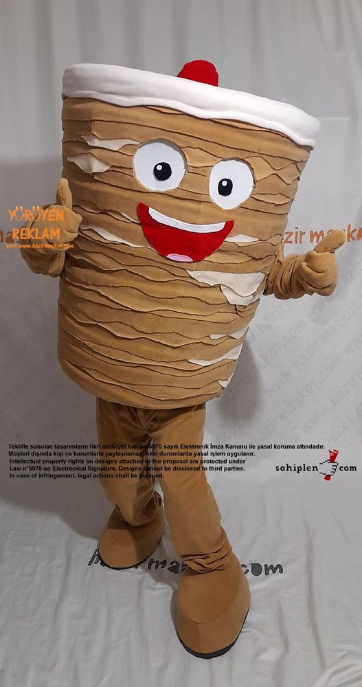 Döner Maskot Kostümü / Kanada Ontario Miss Doner maskot kostümü