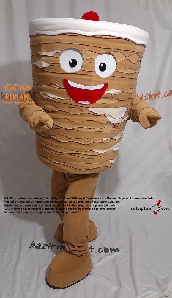 Döner Maskot Kostümü / Kanada Ontario Miss Doner maskot kostümü